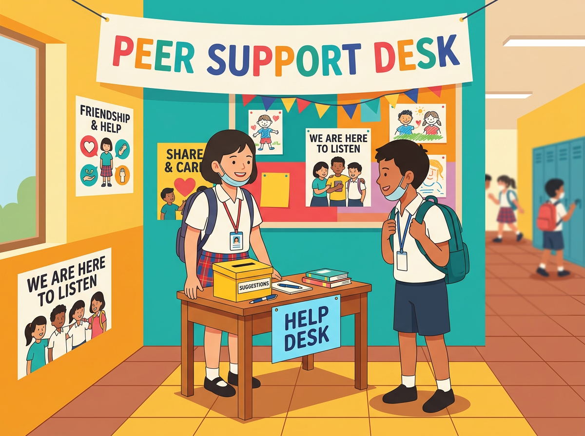 Stimulus poster: Peer Support Desk