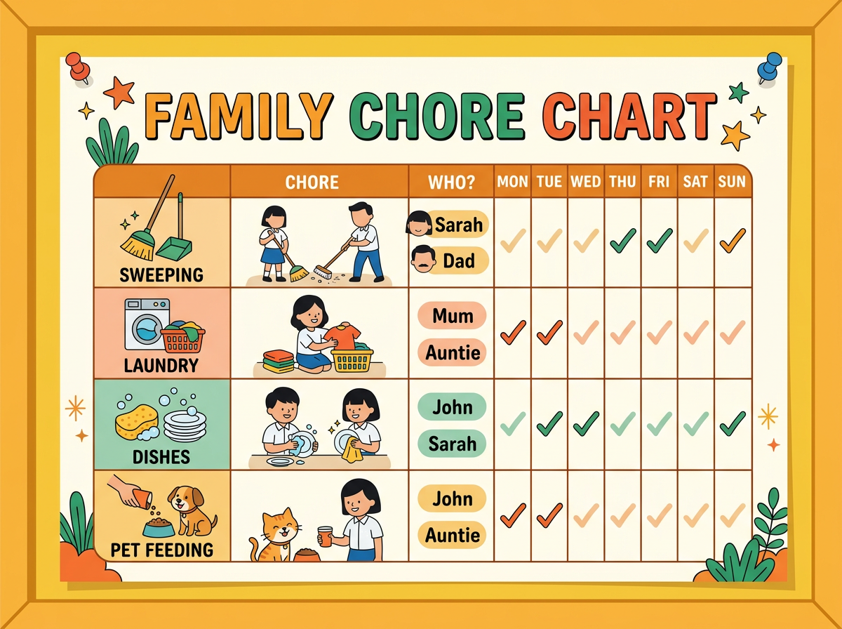 Stimulus poster: Chore Chart