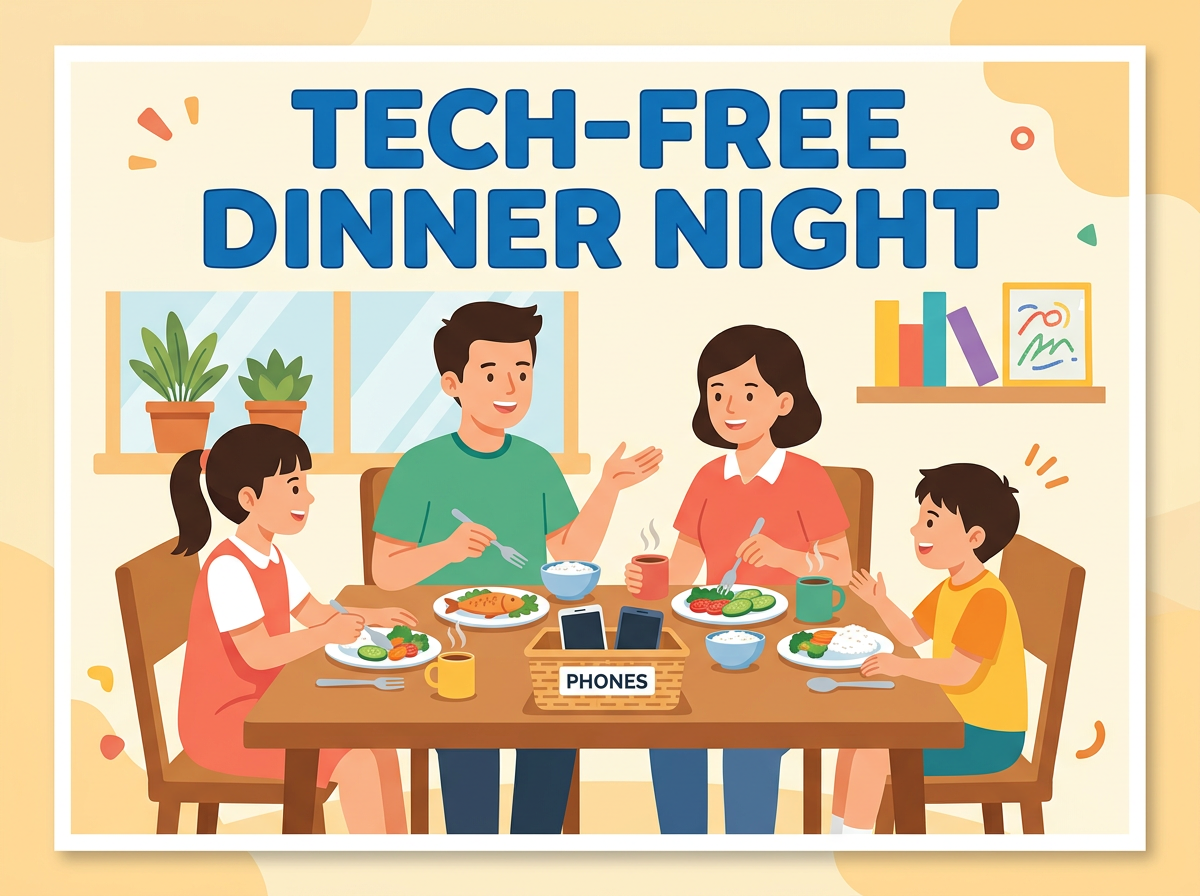 Stimulus poster: Tech-Free Dinner