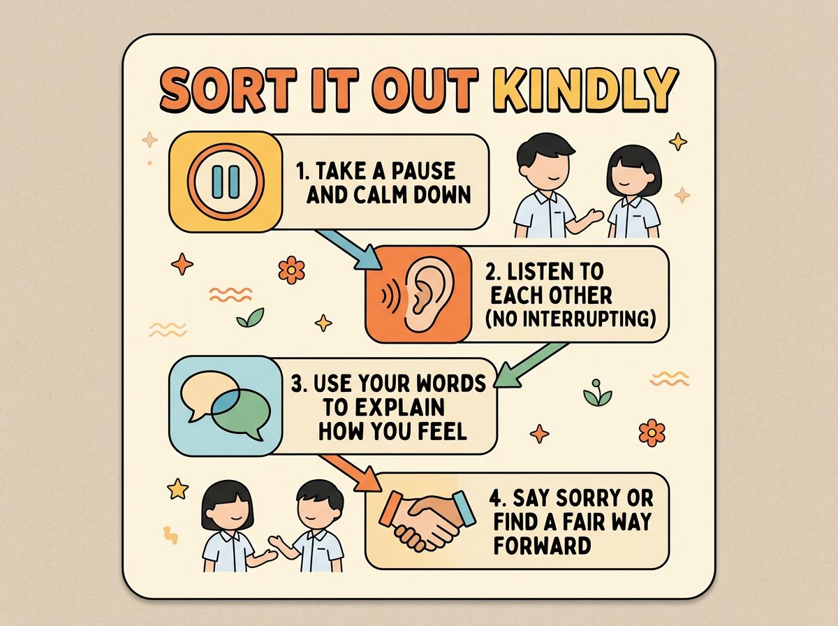Stimulus poster: Resolve Conflicts Kindly