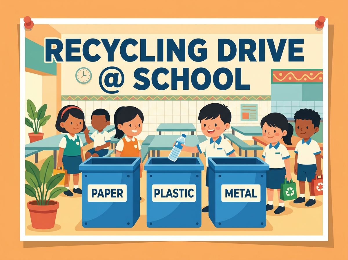 Stimulus poster: Recycling Drive