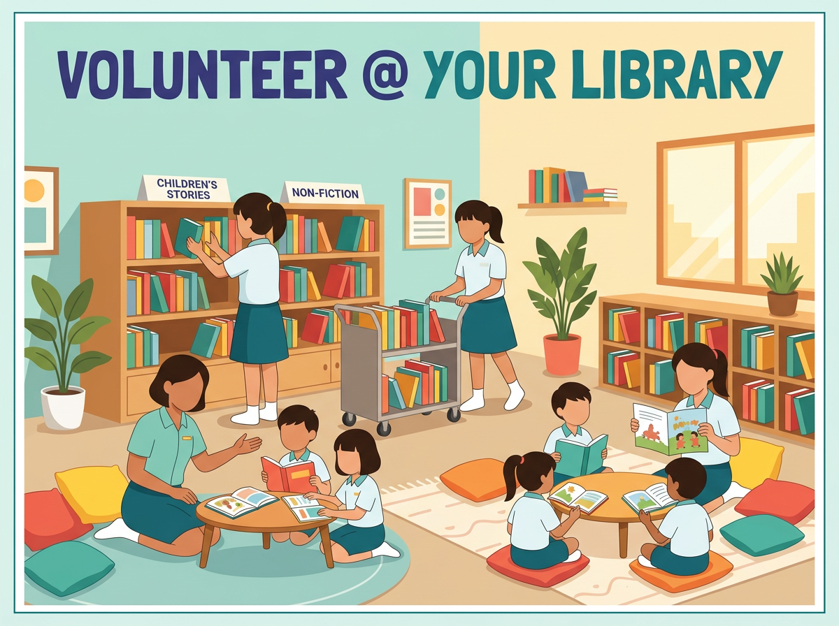 Stimulus poster: Library Volunteer
