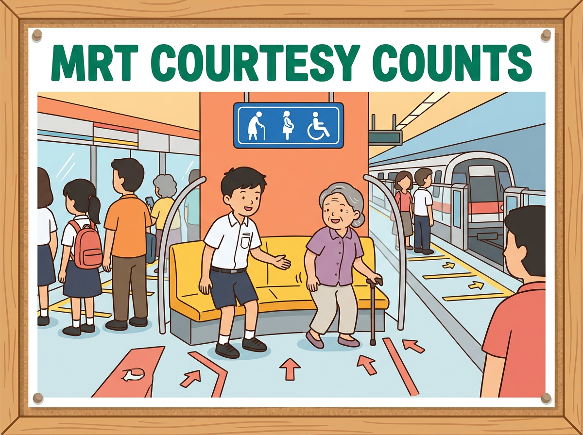Stimulus poster: MRT Courtesy Counts