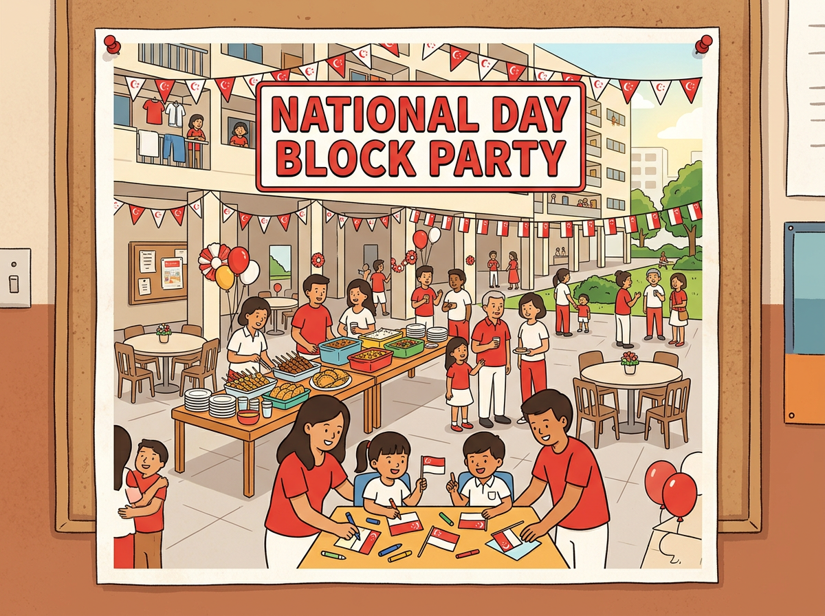 Stimulus poster: National Day Block Party