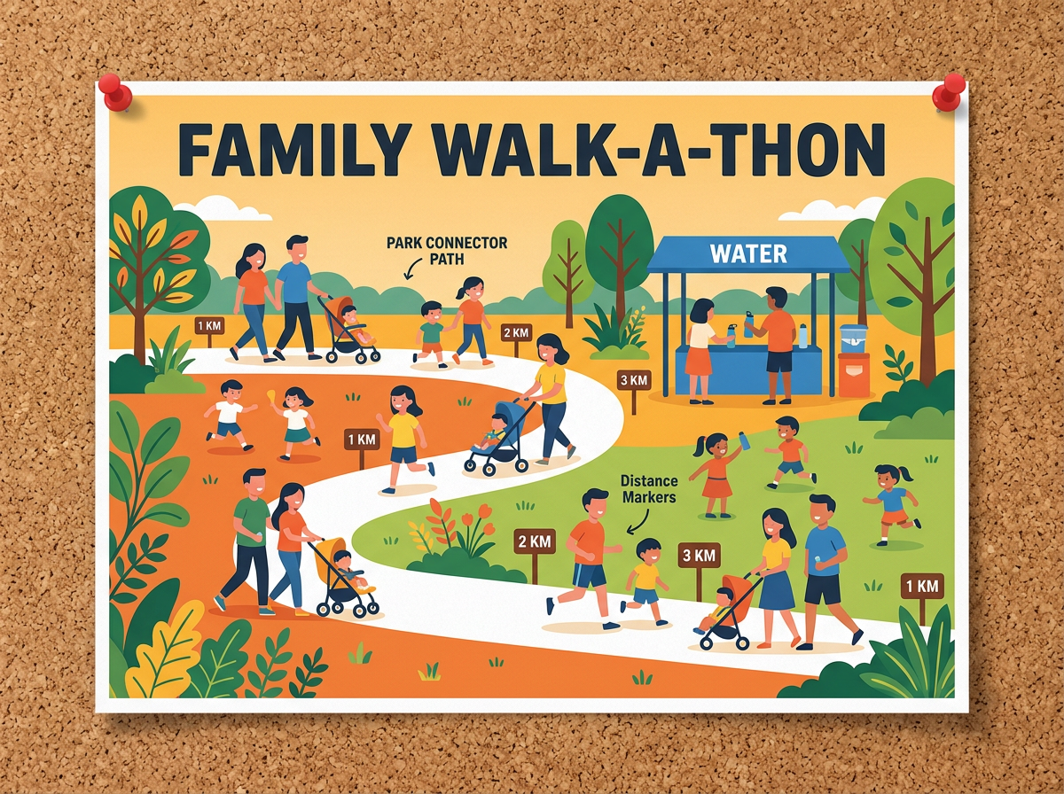 Stimulus poster: Family Walk-a-thon